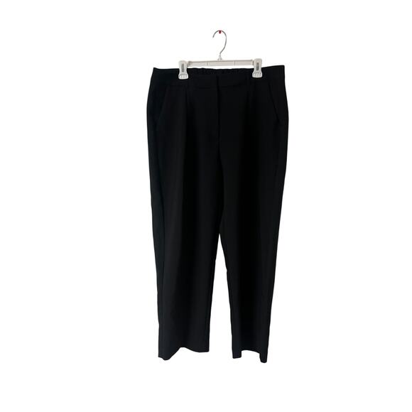 Old Navy Black Wide Leg Taylor Trouser Pants Work Career Wear Basic Plus Size XL - Picture 1 of 5